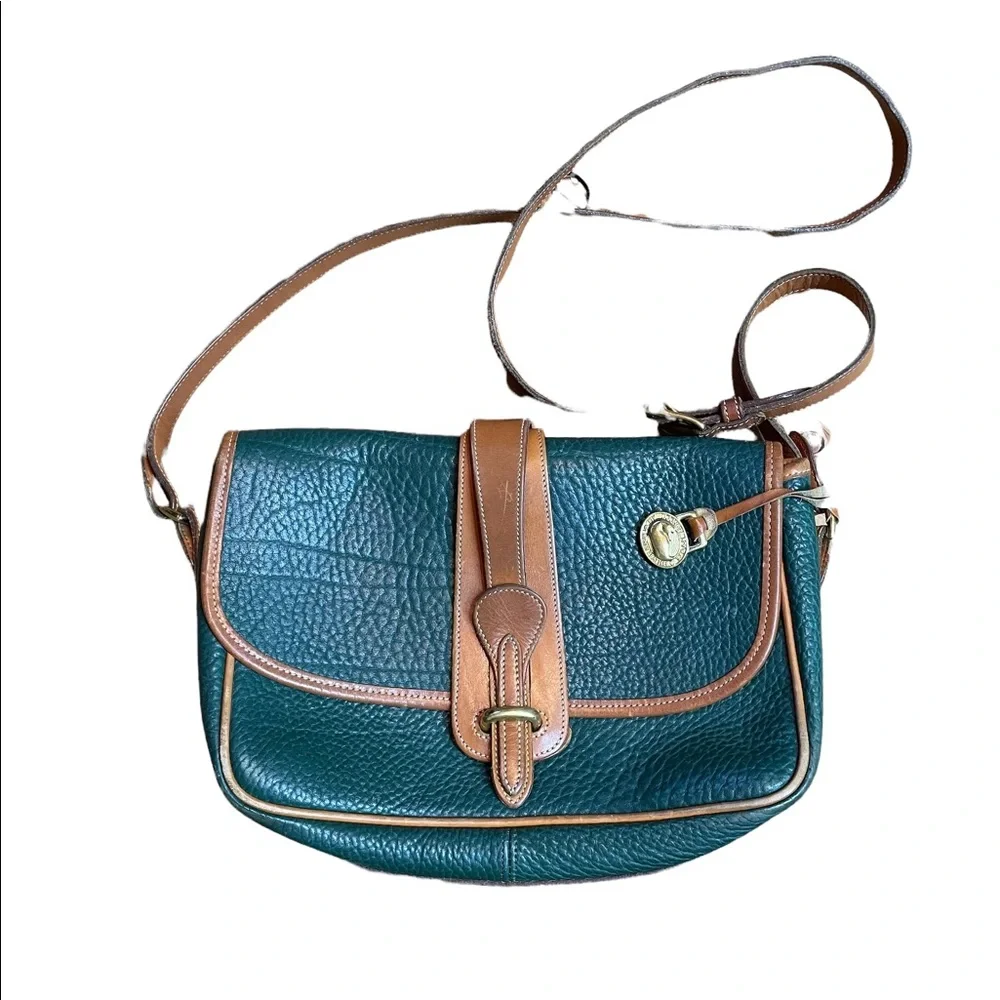 Dooney & Bourke | Vintage AWL Hunter Leather Crossbody Bag